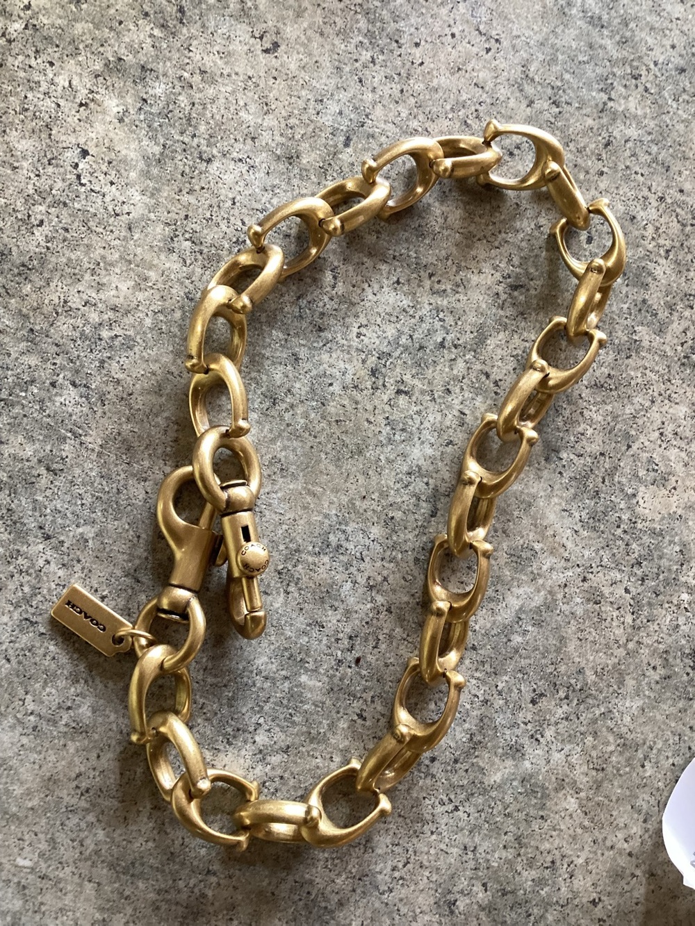 Coach Signature C Chain Strap